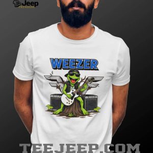 Weezer Kermit The Frog Guitar Rock Band Music T Shirt