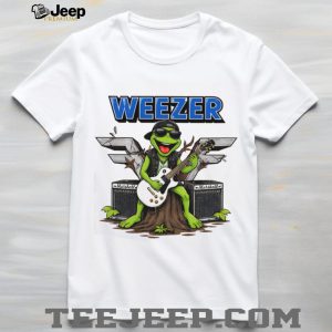 Weezer Kermit The Frog Guitar Rock Band Music T Shirt