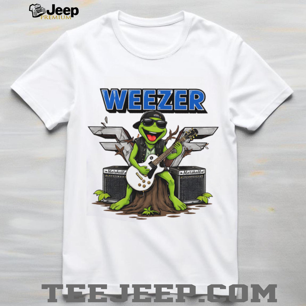 Weezer Kermit The Frog Guitar Rock Band Music T Shirt Weezer Kermit The Frog Guitar Rock Band Music T Shirt