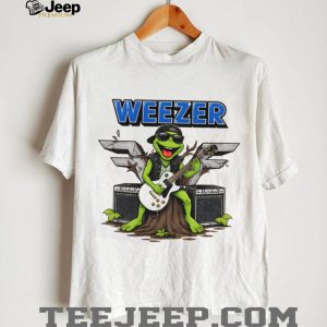 Weezer Kermit The Frog Guitar Rock Band Music T Shirt