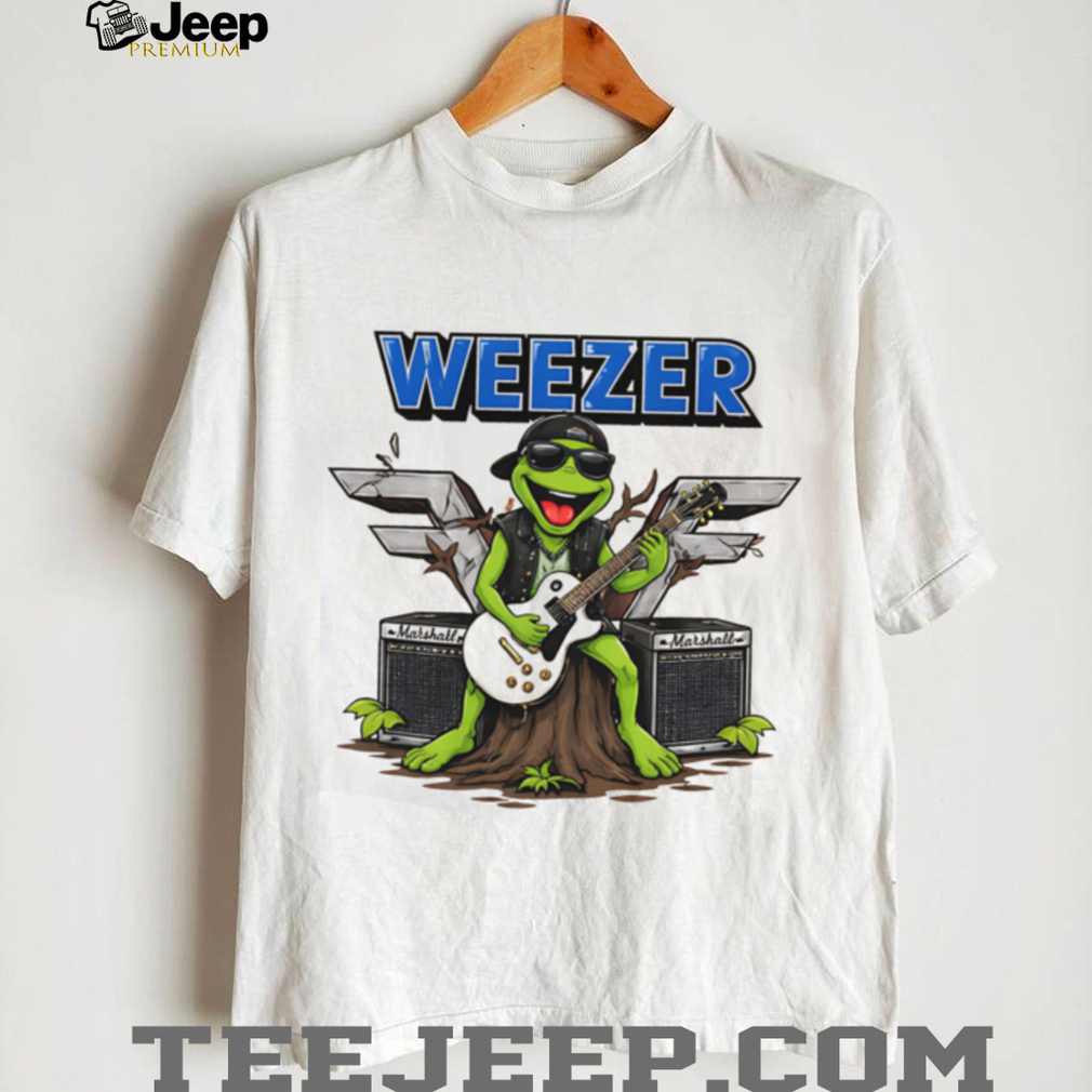 Weezer Kermit The Frog Guitar Rock Band Music T Shirt Weezer Kermit The Frog Guitar Rock Band Music T Shirt
