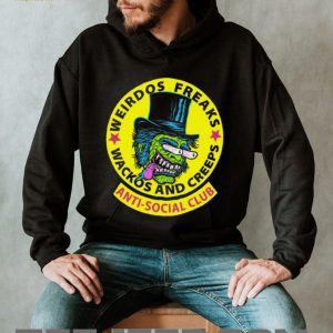 Weirdos Freaks Anti Social Club Monster Character Graphic T Shirt