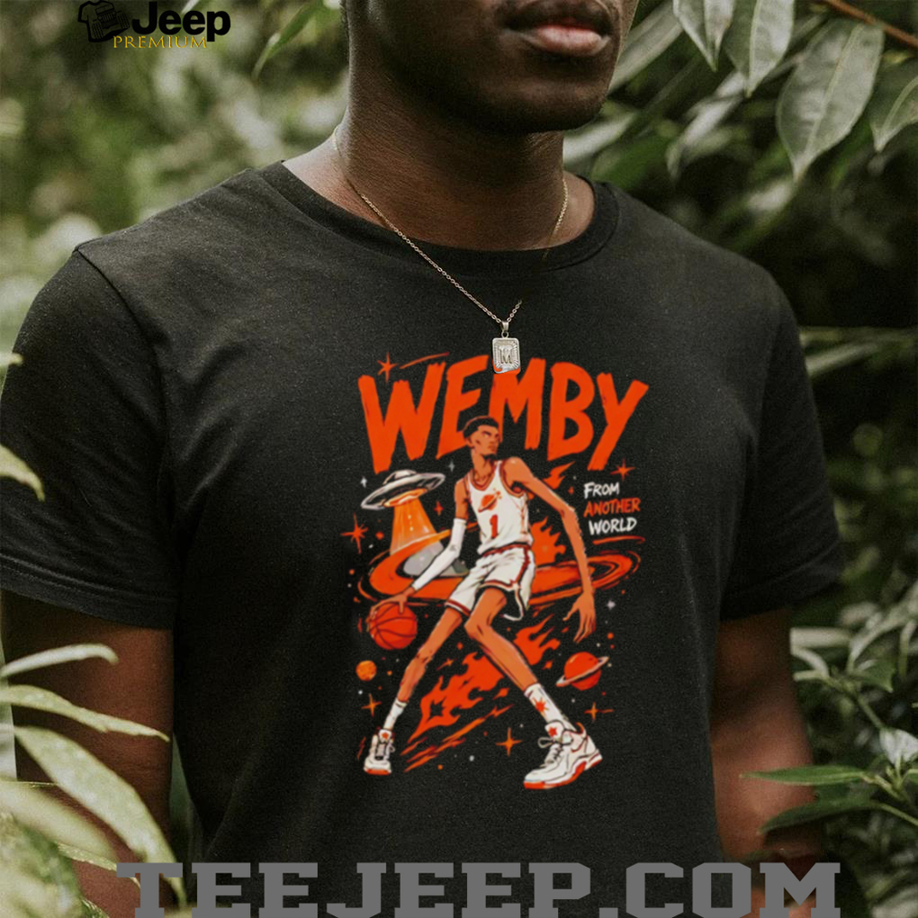 Wemby From Another World Alien Basketball T Shirt Wemby From Another World Alien Basketball T Shirt