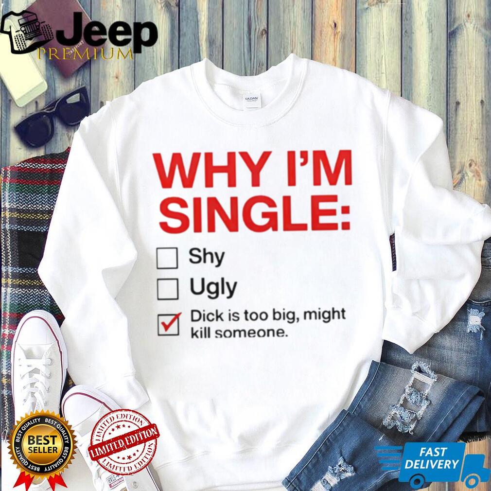 Why I am Single Checklist Funny Rude Novelty Joke T Shirt Why I am Single Checklist Funny Rude Novelty Joke T Shirt