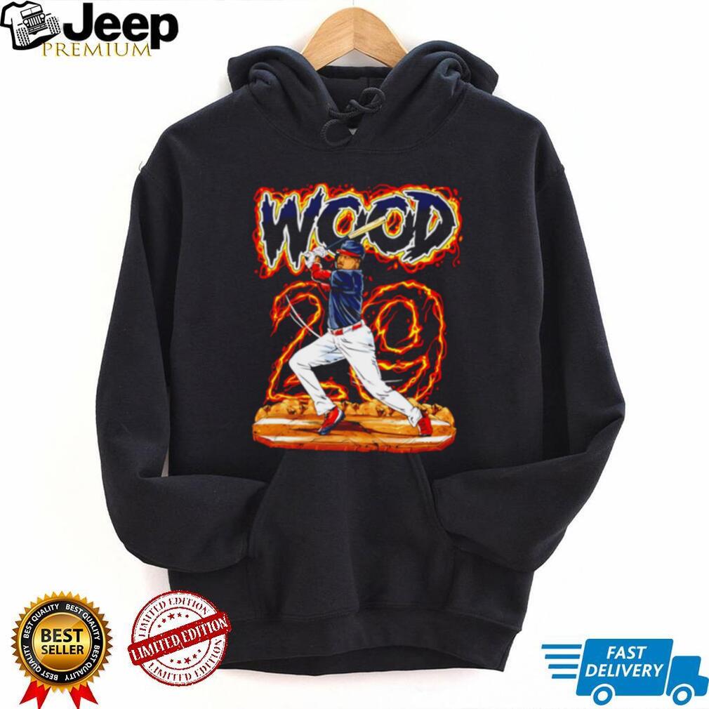 Wood 29 Baseball Batter Flame T Shirt Wood 29 Baseball Batter Flame T Shirt