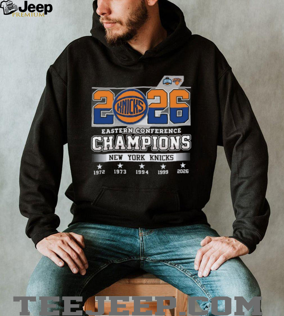 New York Knicks 2026 Eastern Conference Champions Graphic T Shirt New York Knicks 2026 Eastern Conference Champions Graphic T Shirt