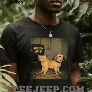 CatDog Retro Cartoon Funny Two Headed Pet Animal Graphic T Shirt
