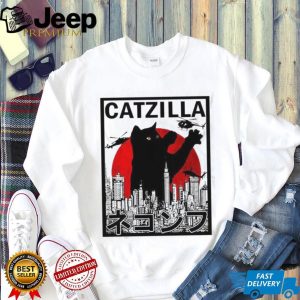 Catzilla Japanese Kaiju Monster Graphic T Shirt Catzilla Japanese Kaiju Monster Graphic T Shirt