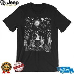 Celestial Witchy Cats Magical Forest Witch Aesthetic T Shirt Celestial Witchy Cats Magical Forest Witch Aesthetic T Shirt
