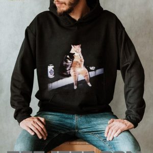 Chill Cats Smoking And Drinking Beer Funny Retro Comfort Colors T Shirt
