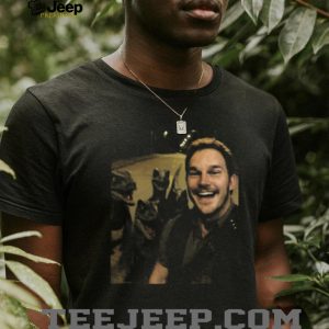Chris Pratt Jurassic World Raptor Squad Selfie Funny T Shirt