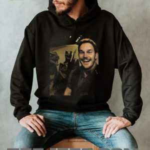 Chris Pratt Jurassic World Raptor Squad Selfie Funny T Shirt