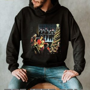 Christmas Zombie Apocalypse Holiday Family Dinner Horror Graphic T Shirt