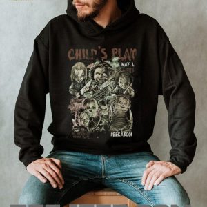 Chucky Child's Play Horror Movie Character Collage Graphic T Shirt
