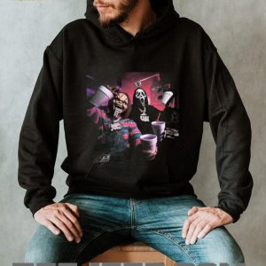 Chucky and Ghostface Horror Rap Style Lean Cup T Shirt