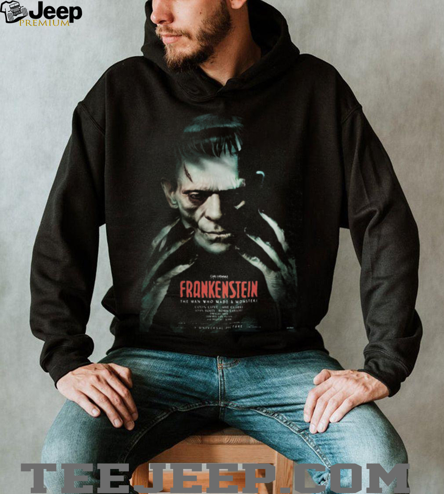 Classic Frankenstein Horror Movie Portrait Graphic T Shirt Classic Frankenstein Horror Movie Portrait Graphic T Shirt