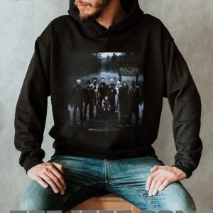 Classic Horror Movie Villains Camp Crystal Lake Group T Shirt