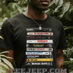 Classic Rock Music Cassette Mixtape 80s Vintage Band T Shirt