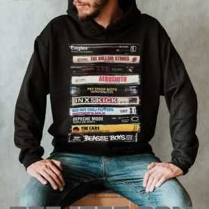 Classic Rock Music Cassette Mixtape 80s Vintage Band T Shirt