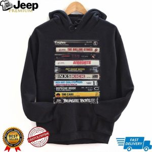 Classic Rock Music Cassette Mixtape 80s Vintage Band T Shirt