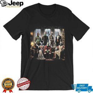 Classic Universal Monsters Christmas Party Scene T Shirt Classic Universal Monsters Christmas Party Scene T Shirt