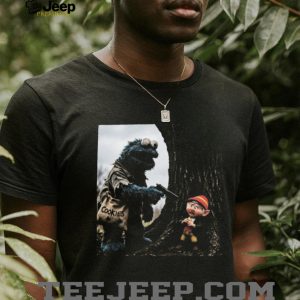 Cookie Monster Elf Funny Christmas Dark Humor Graphic T Shirt