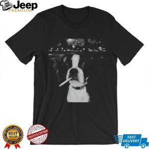 Cool Boston Terrier Dog Smoking Cigar Streetwear Graphic T Shirt Cool Boston Terrier Dog Smoking Cigar Streetwear Graphic T Shirt