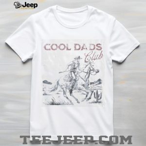Cool Dads Club Cowboy Horse Western Aesthetic Vintage Graphic T Shirt