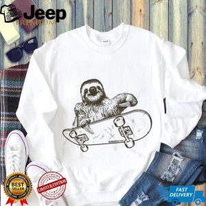 Cool Sloth Skater Graphic Comfort Colors T Shirt Cool Sloth Skater Graphic Comfort Colors T Shirt
