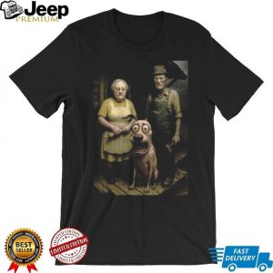 Courage The Cowardly Dog Gothic Farmhouse Unisex T Shirt Courage The Cowardly Dog Gothic Farmhouse Unisex T Shirt