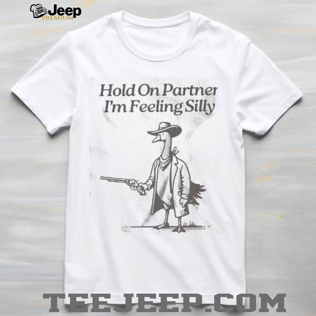 Cowboy Goose Hold On Partner Funny Western Meme T Shirt Cowboy Goose Hold On Partner Funny Western Meme T Shirt