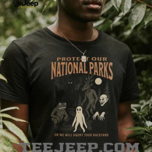 Cryptid National Parks Protect Nature Vintage Style T Shirt