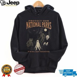Cryptid National Parks Protect Nature Vintage Style T Shirt