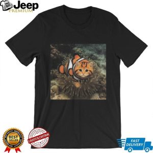 Cute Clownfish Cat Underwater Coral Reef Funny Animal Graphic Comfort Colors T Shirt Cute Clownfish Cat Underwater Coral Reef Funny Animal Graphic Comfort Colors T Shirt