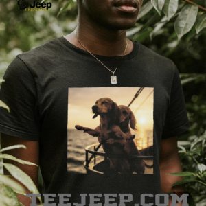 Cute Dachshund Dogs On Ship Titanic Pose Graphic T Shirt