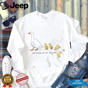 Cute Ducklings Not In A Row Funny Animal Graphic T Shirt Cute Ducklings Not In A Row Funny Animal Graphic T Shirt