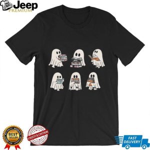 Cute Ghost Reader Aesthetic Spooky Library Bookworm Halloween Comfort Colors T Shirt Cute Ghost Reader Aesthetic Spooky Library Bookworm Halloween Comfort Colors T Shirt