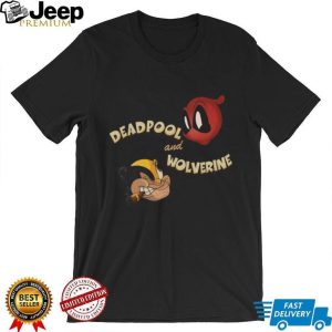 Deadpool and Wolverine Retro Cartoon Parody Style Graphic T Shirt Deadpool and Wolverine Retro Cartoon Parody Style Graphic T Shirt