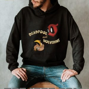 Deadpool and Wolverine Retro Cartoon Parody Style Graphic T Shirt