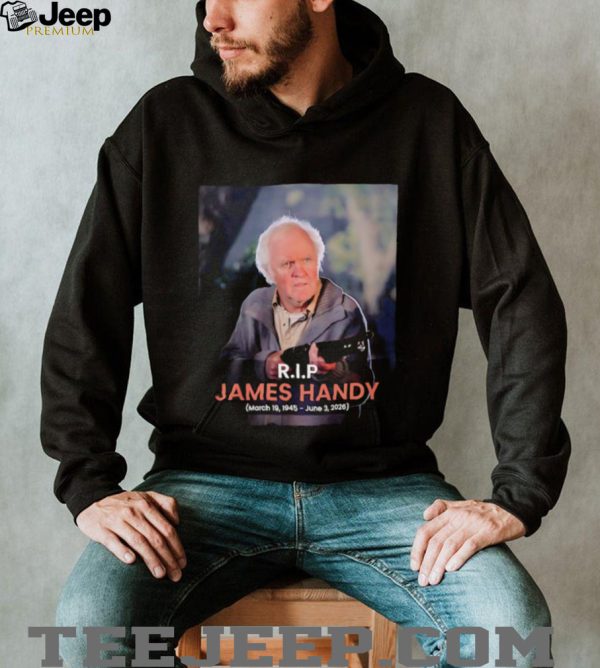 Rip James Letters RIP James Handy 1945 2026 Rest In Peace shirt - TeeJeep LLC