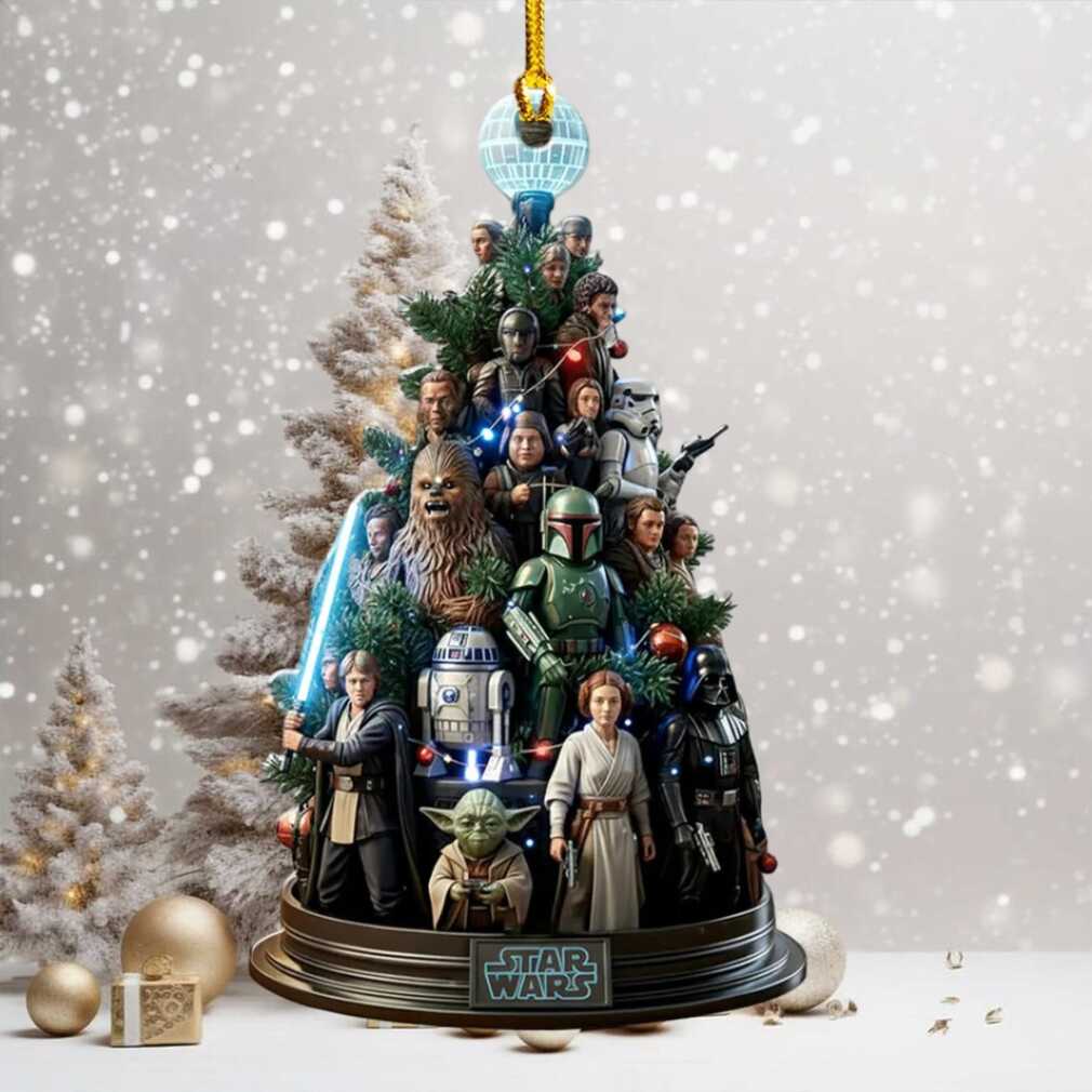Star Wars Character Christmas Tree Acrylic Ornament Star Wars Character Christmas Tree Acrylic Ornament