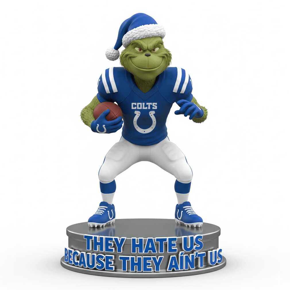 Personalized Indianapolis Colts Grinch Christmas Ornament Personalized Indianapolis Colts Grinch Christmas Ornament