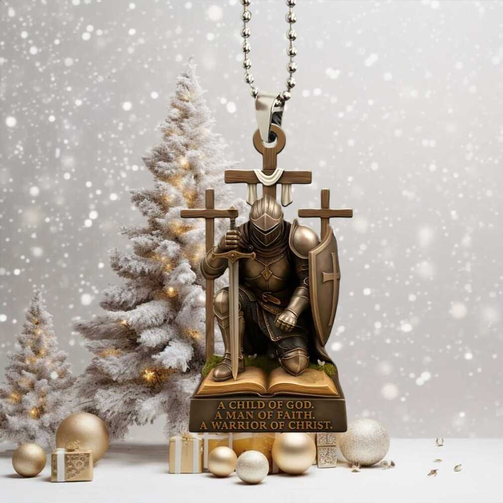 A Child of God, A Man of Faith, A Warrior of Christ Ornament A Child of God, A Man of Faith, A Warrior of Christ Ornament
