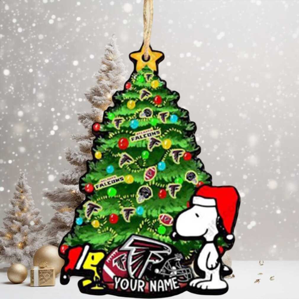 Atlanta Falcons X Snoopy Christmas Tree Decorations Ornament Atlanta Falcons X Snoopy Christmas Tree Decorations Ornament