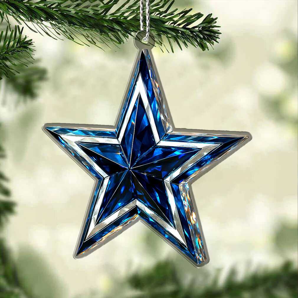 Dallas Cowboys Star Christmas Ornament Dallas Cowboys Star Christmas Ornament
