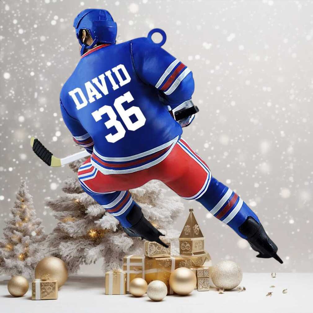 Back Ice Hockey Player Ornament Personalized Christmas Gifts For Ice Hockey Lovers Back Ice Hockey Player Ornament Personalized Christmas Gifts For Ice Hockey Lovers