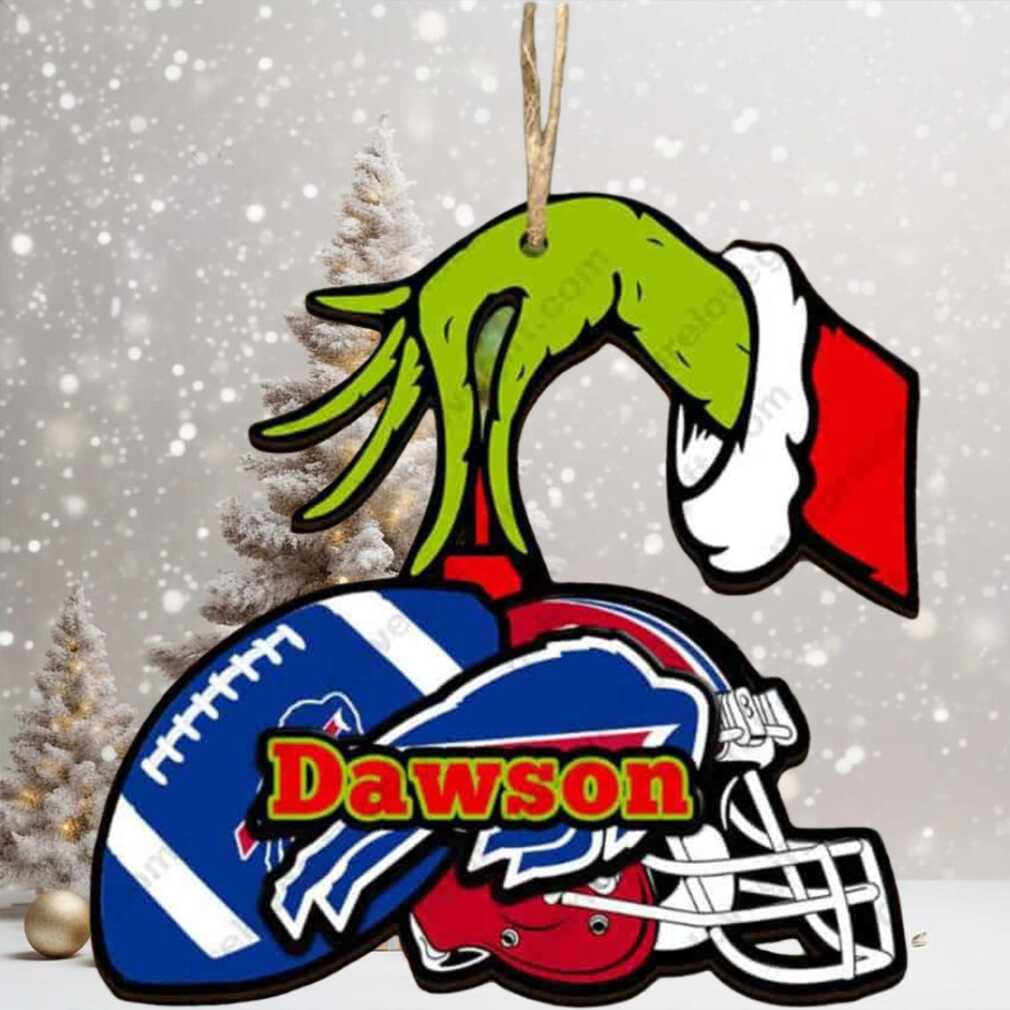 Buffalo Bills X Grinch Hand NFL Christmas Tree Decorations Ornament Buffalo Bills X Grinch Hand NFL Christmas Tree Decorations Ornament