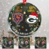 Chicago Bears Football Helmet Christmas Ornament Chicago Bears Football Helmet Christmas Ornament