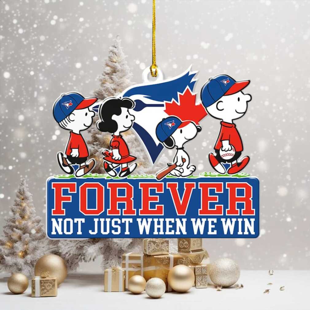 Toronto Blue Jays Forever Peanuts Gang Acrylic Ornament