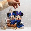 Seattle Seahawks Mickey and Minnie Mouse NFL Christmas Ornament Seattle Seahawks Mickey and Minnie Mouse NFL Christmas Ornament